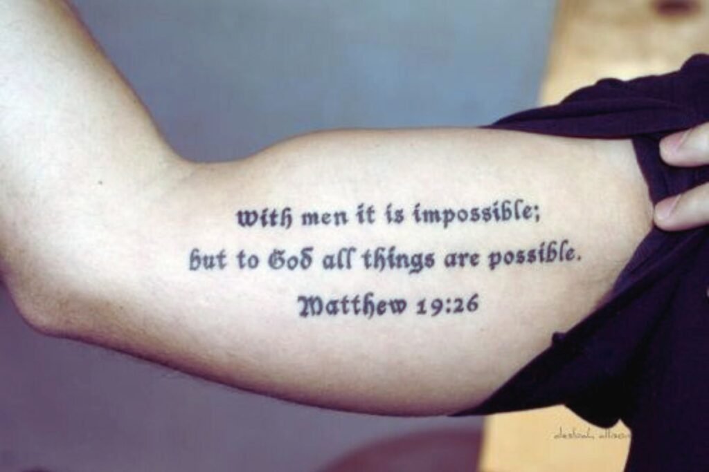 bible verses for guys tattoos